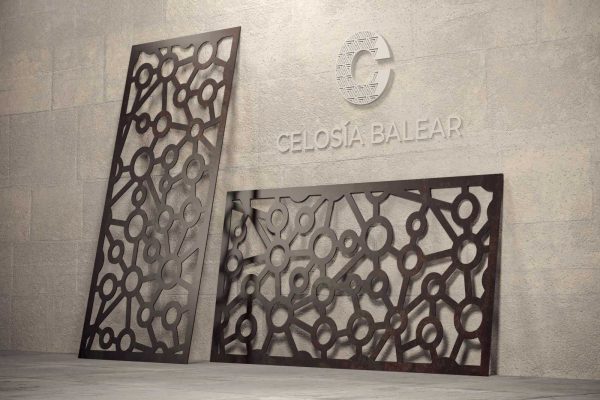 Celosía metálica de la colección