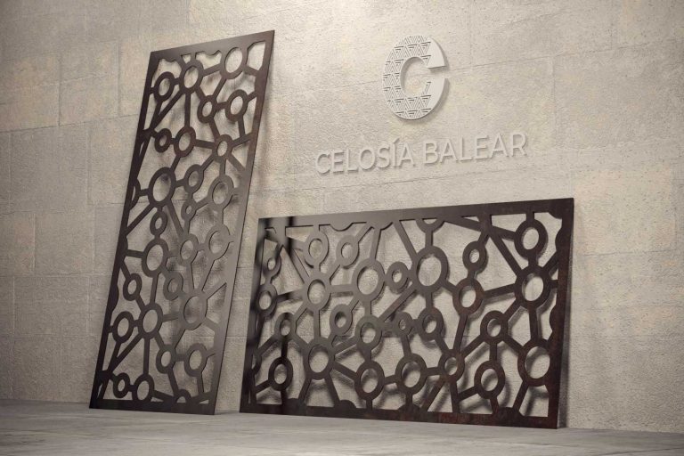 Celosía metálica de la colección