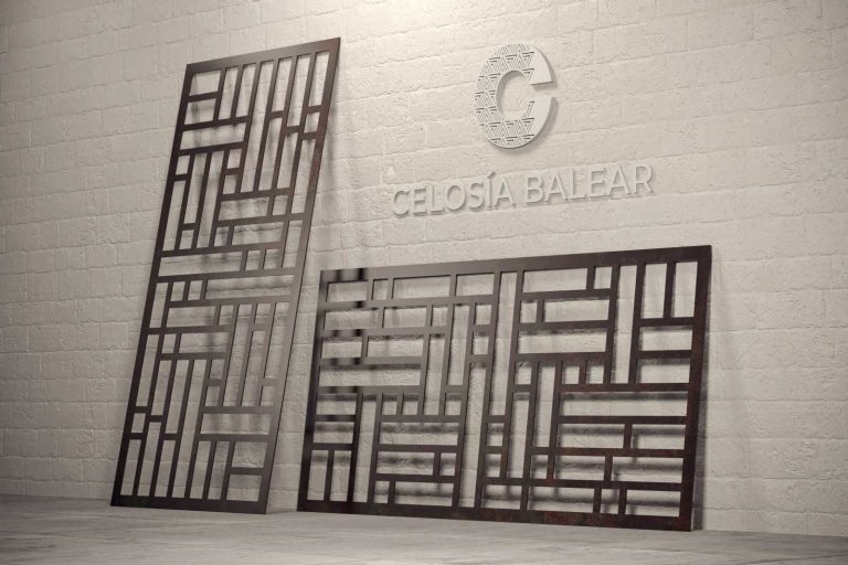 panel metálico de colección líneas para mallorca