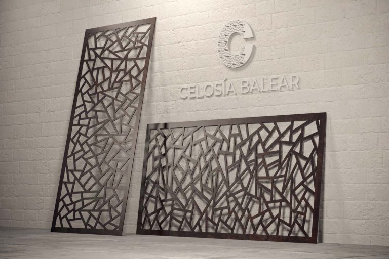 celosía metálica colección líneas