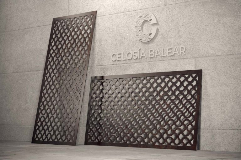 celosías metálicas con estilo vintage en Baleares